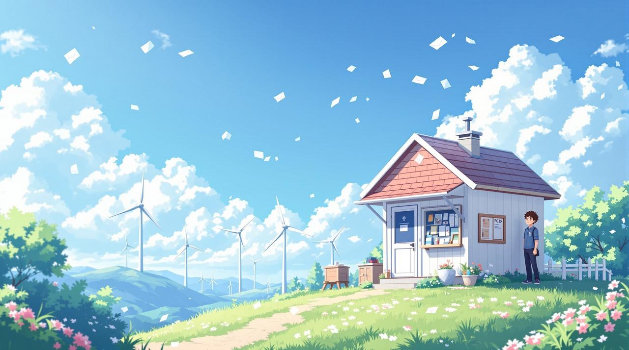 日本短剧治愈动画作品《风之邮便局》 - 暖心家庭