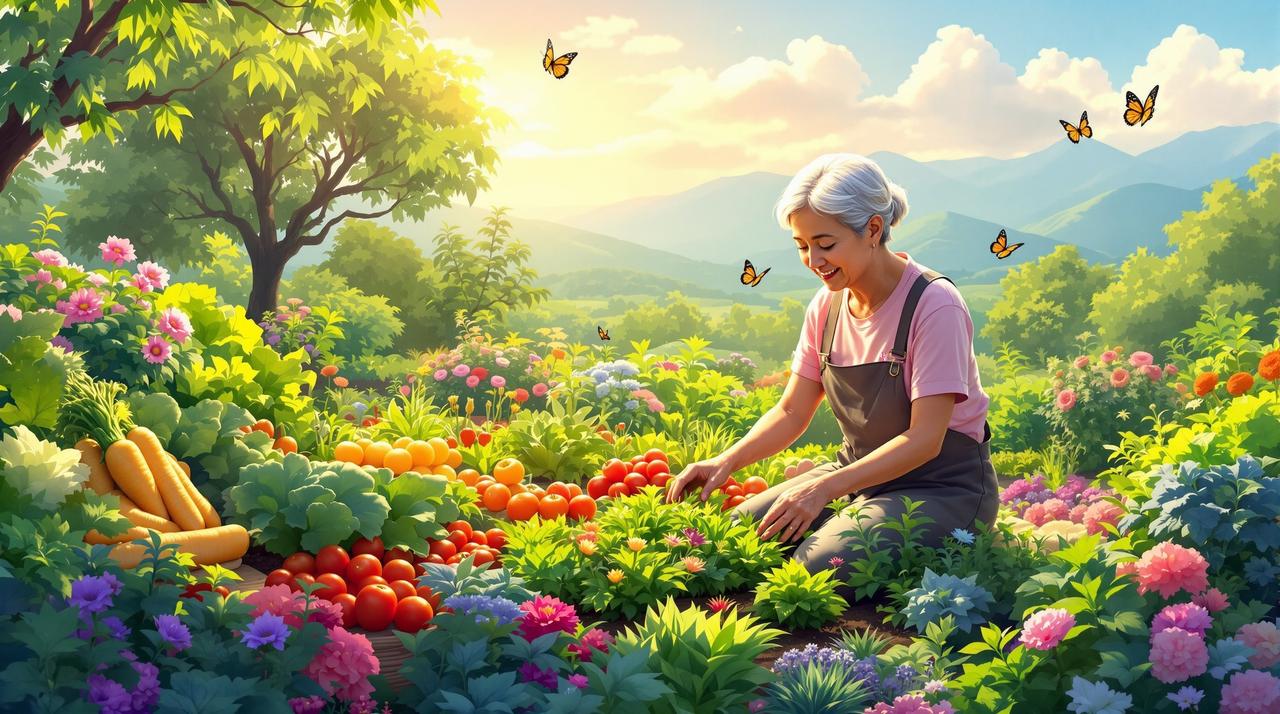 日本短剧治愈动画作品《奶奶的菜园》 - 乡村生活
