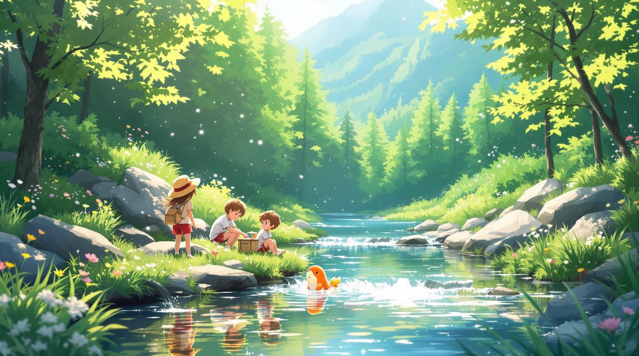 日本短剧治愈动画作品《夏日的河童》 - 暖心家庭